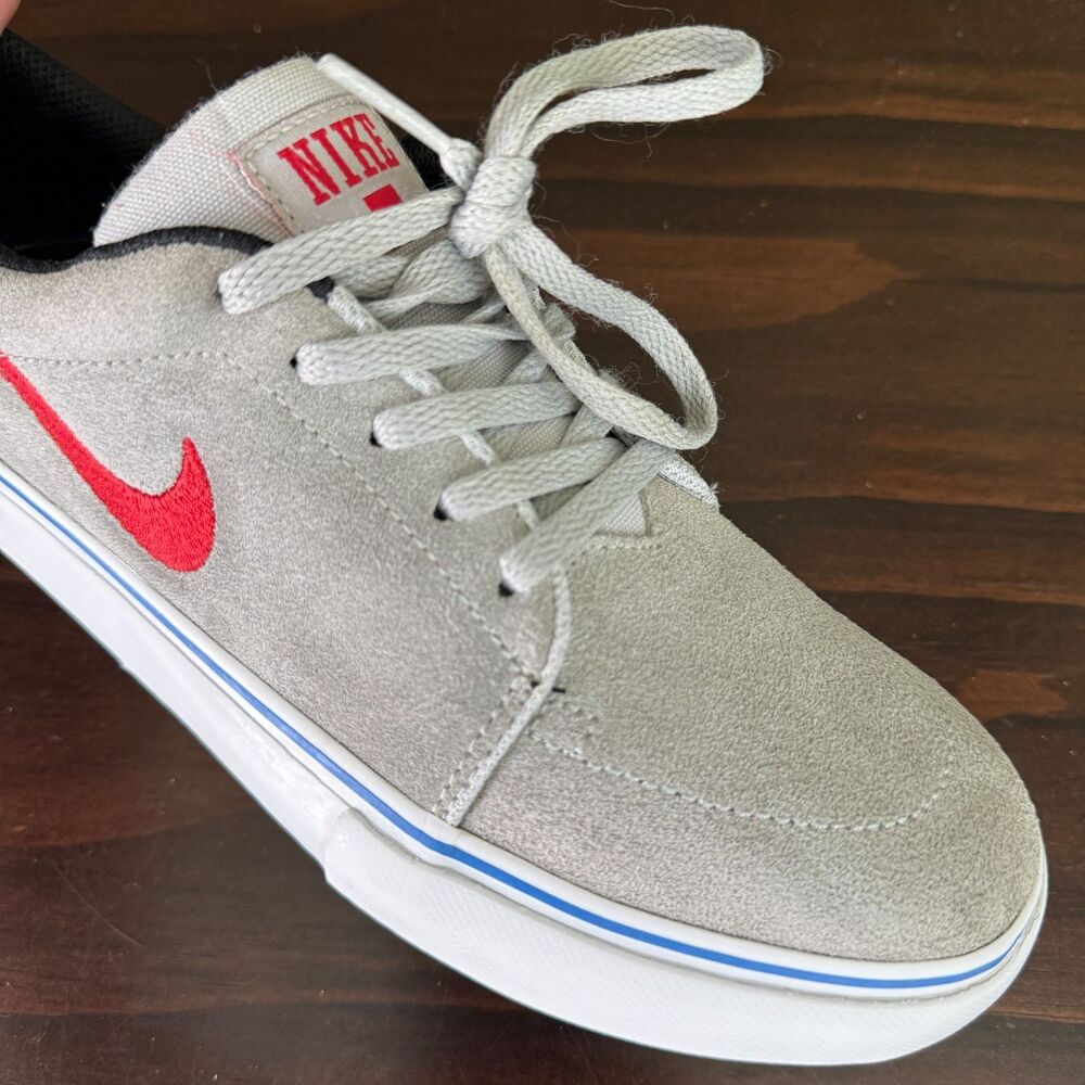 Nike Satire Armory Slate Suede SB Shoes Youth Boys Size 6 Gray Women 7.5 - Picture 4 of 12